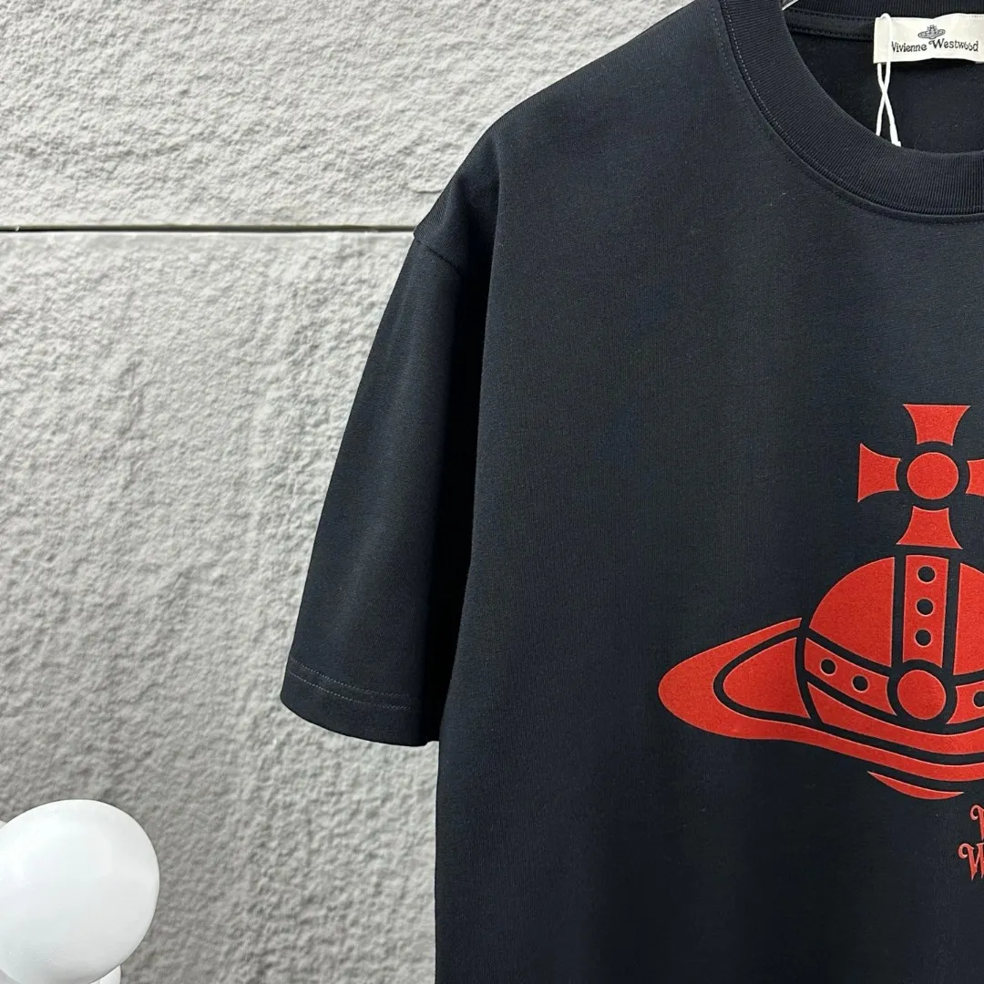 Vivienne Westwood* *2026 New Arrival T Same Style ：Black White Size： S （90-130 ） M （120-150 ） L （140-165 ） XL （160-180 ） XXL （180 ）